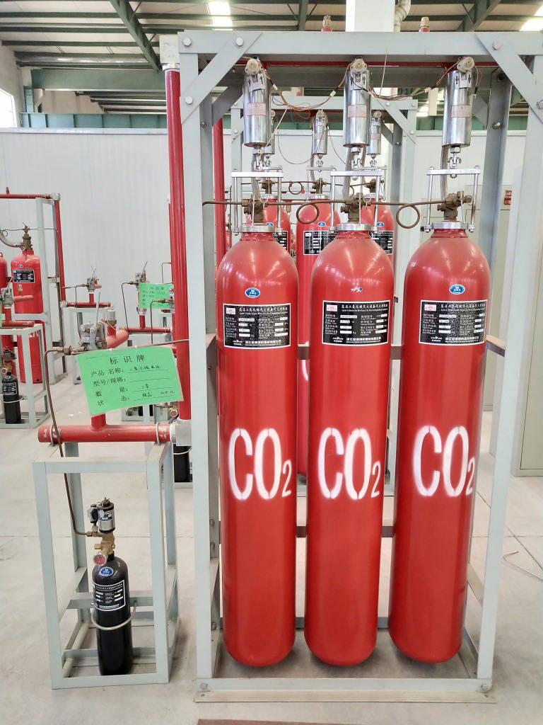 高壓二氧化碳滅火設(shè)備器材實拍解決方案